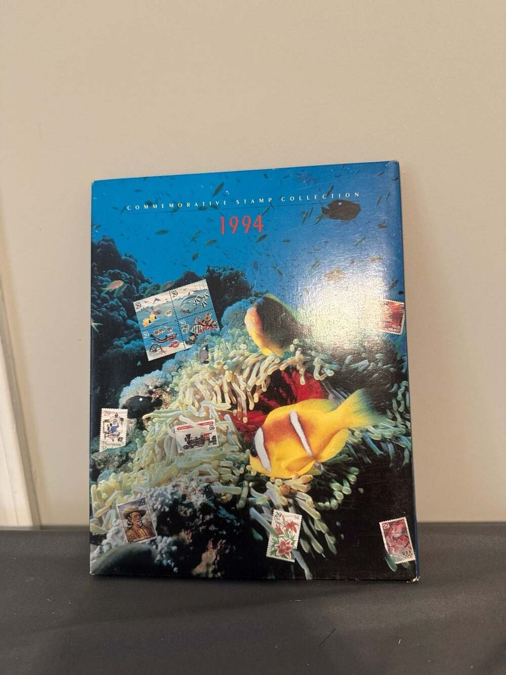 1994 USPS Commemorative Stamp Collection Yearbook with Hardcover Book and Stamps